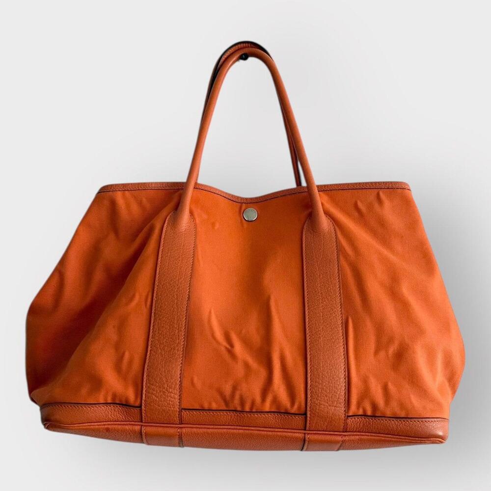 Hermès Toile Negonda Garden Party Tote 36